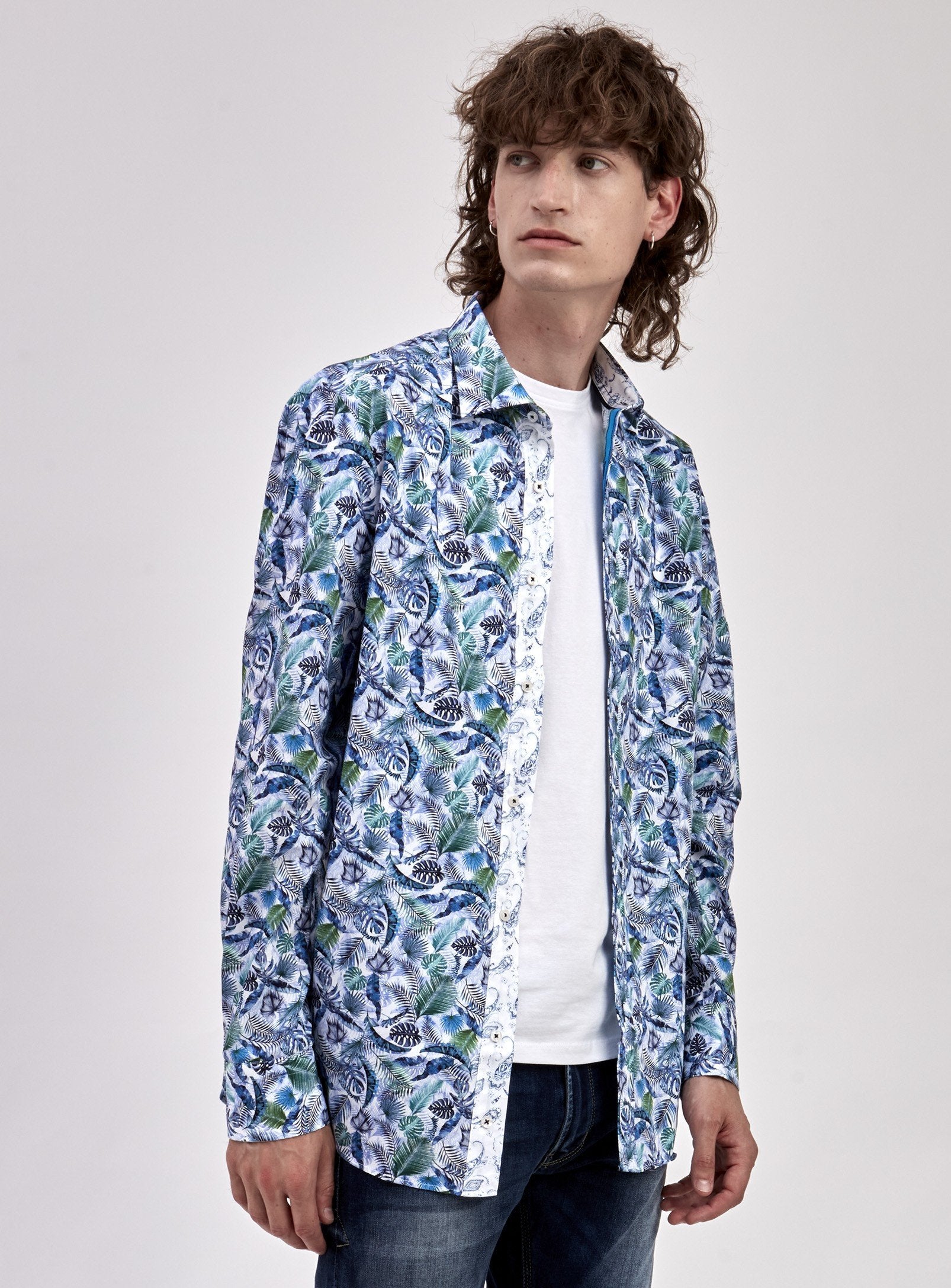 SEMI-FIT SHIRT | OPTIC-OPTICWHITE