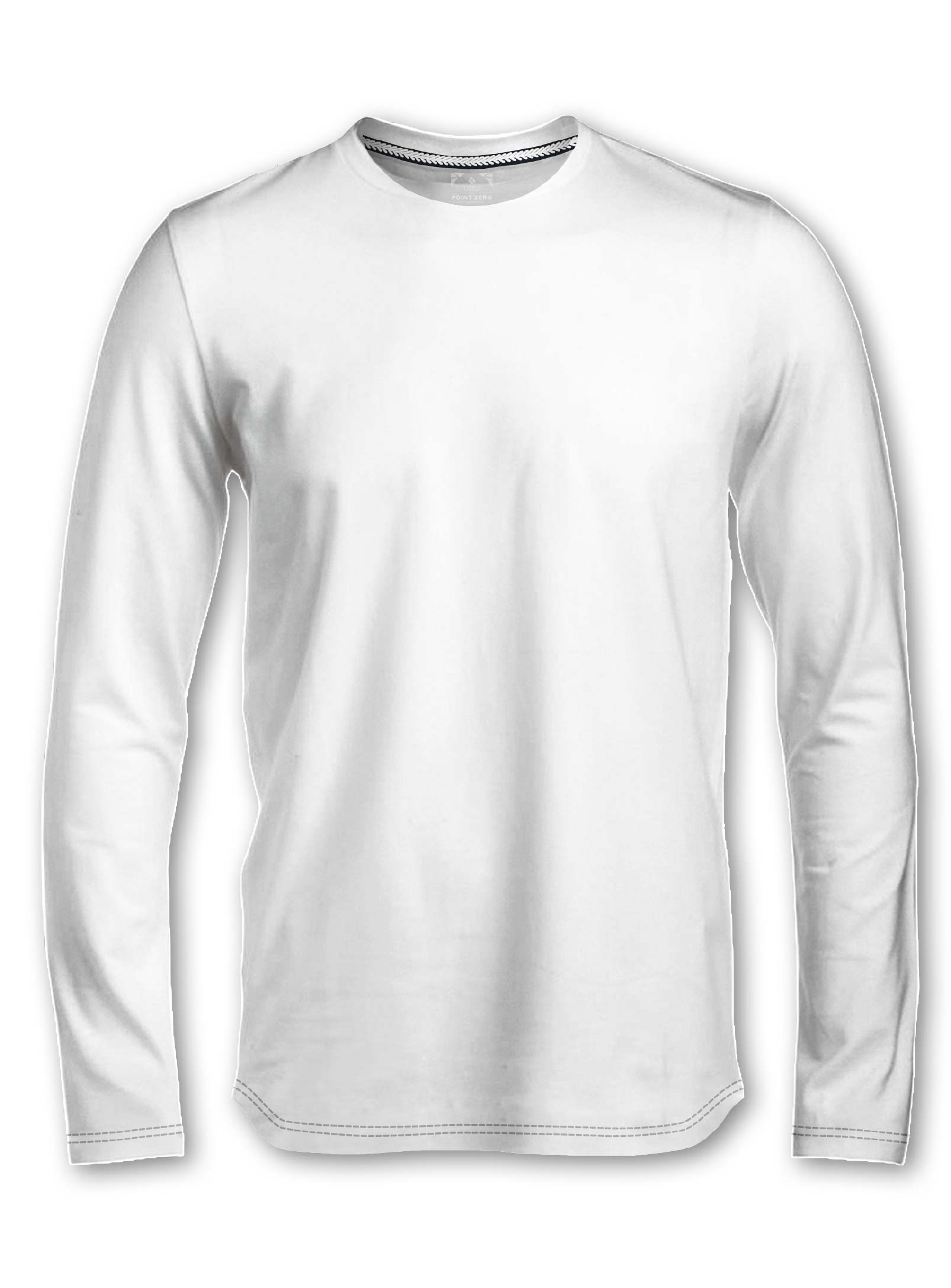 KEL | Long sleeve basic cotton crewneck T-shirt || KEL | T-shirt basique à manches longues et col rond en coton