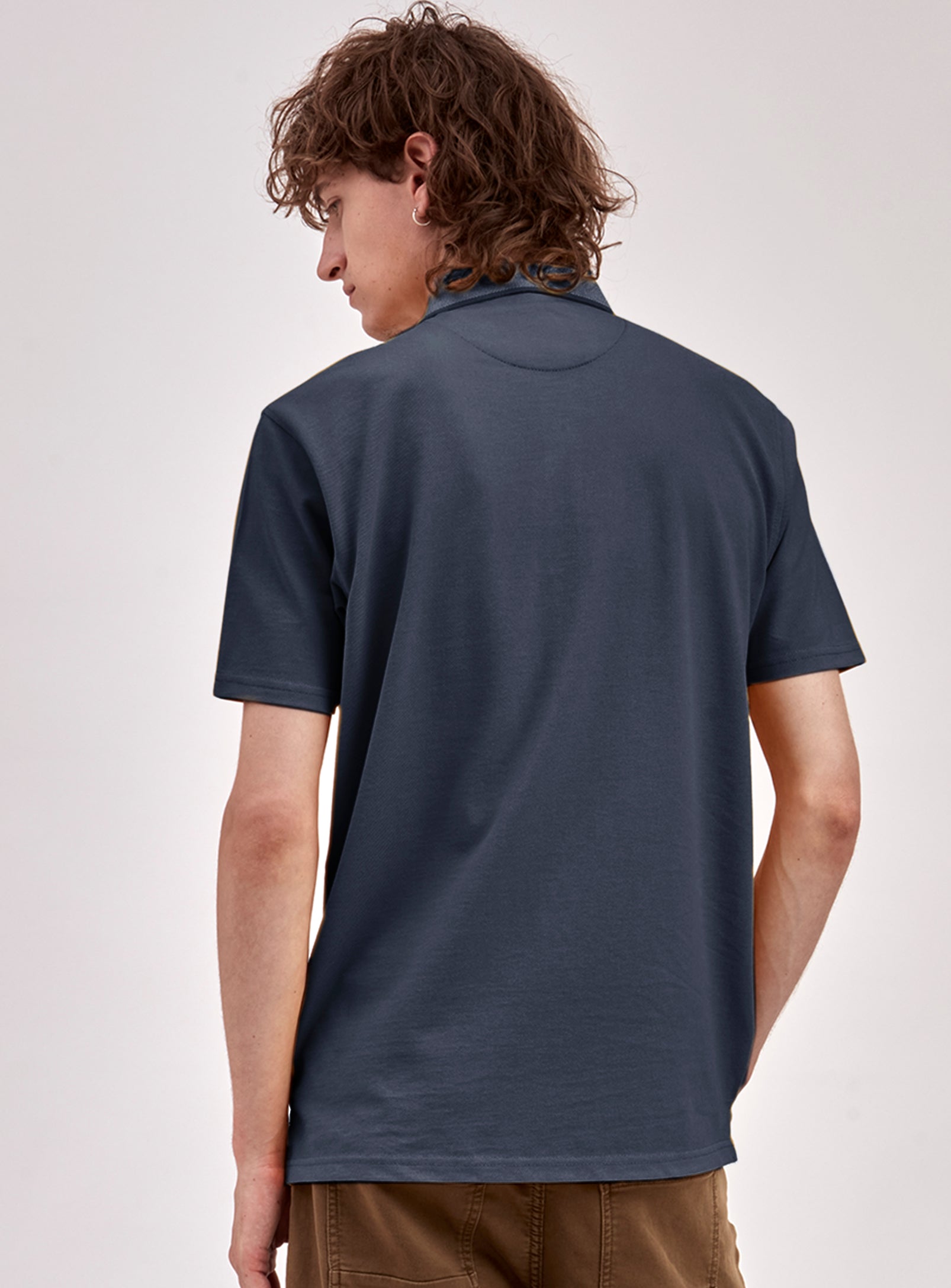 GREG | Two-tones pique polo || GREG | Polo point zéro