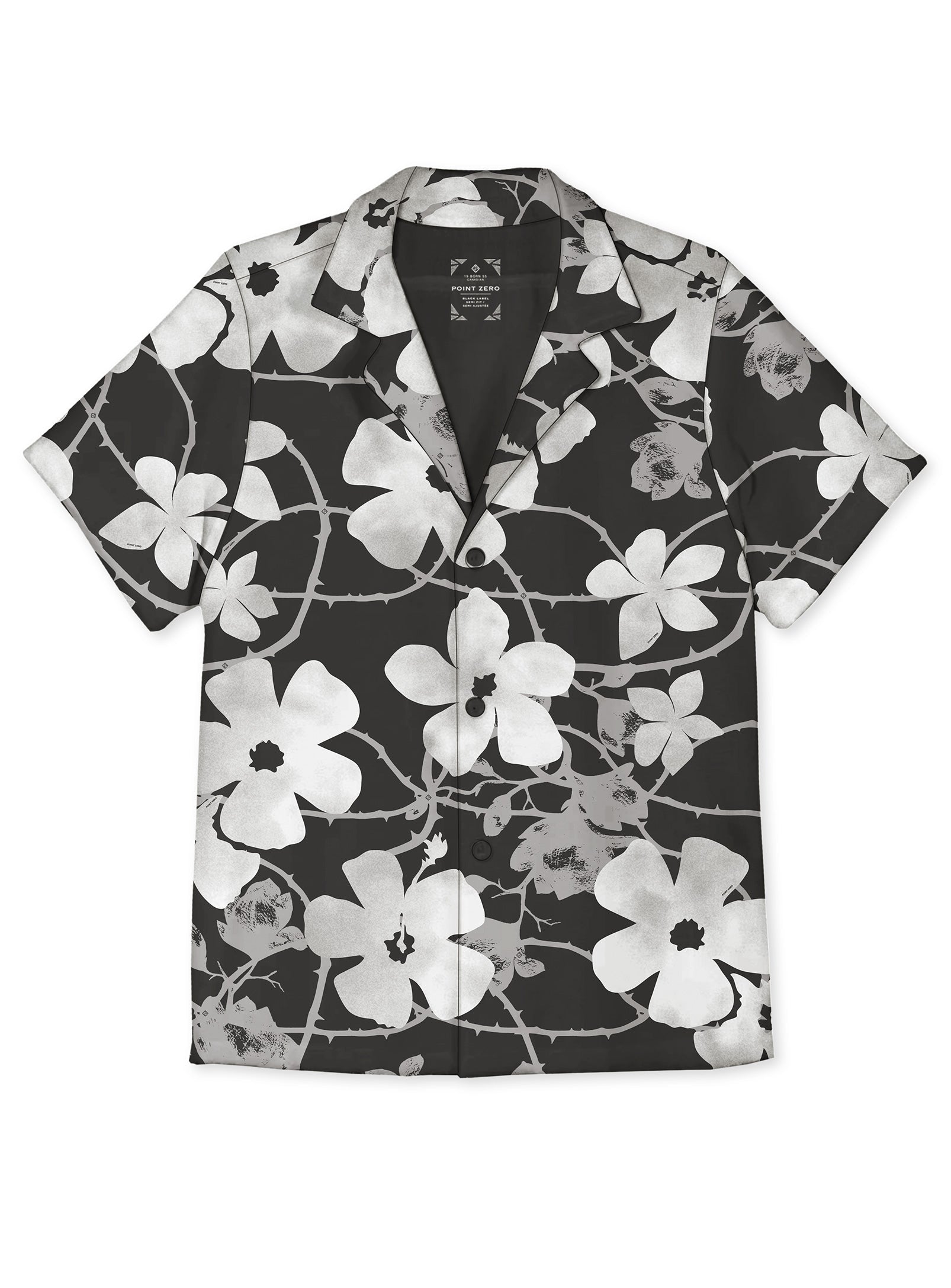 SERENE | Reycled 4-way stretch microfiber printed shirt|| SERENE | Chemise stretch en microfibre