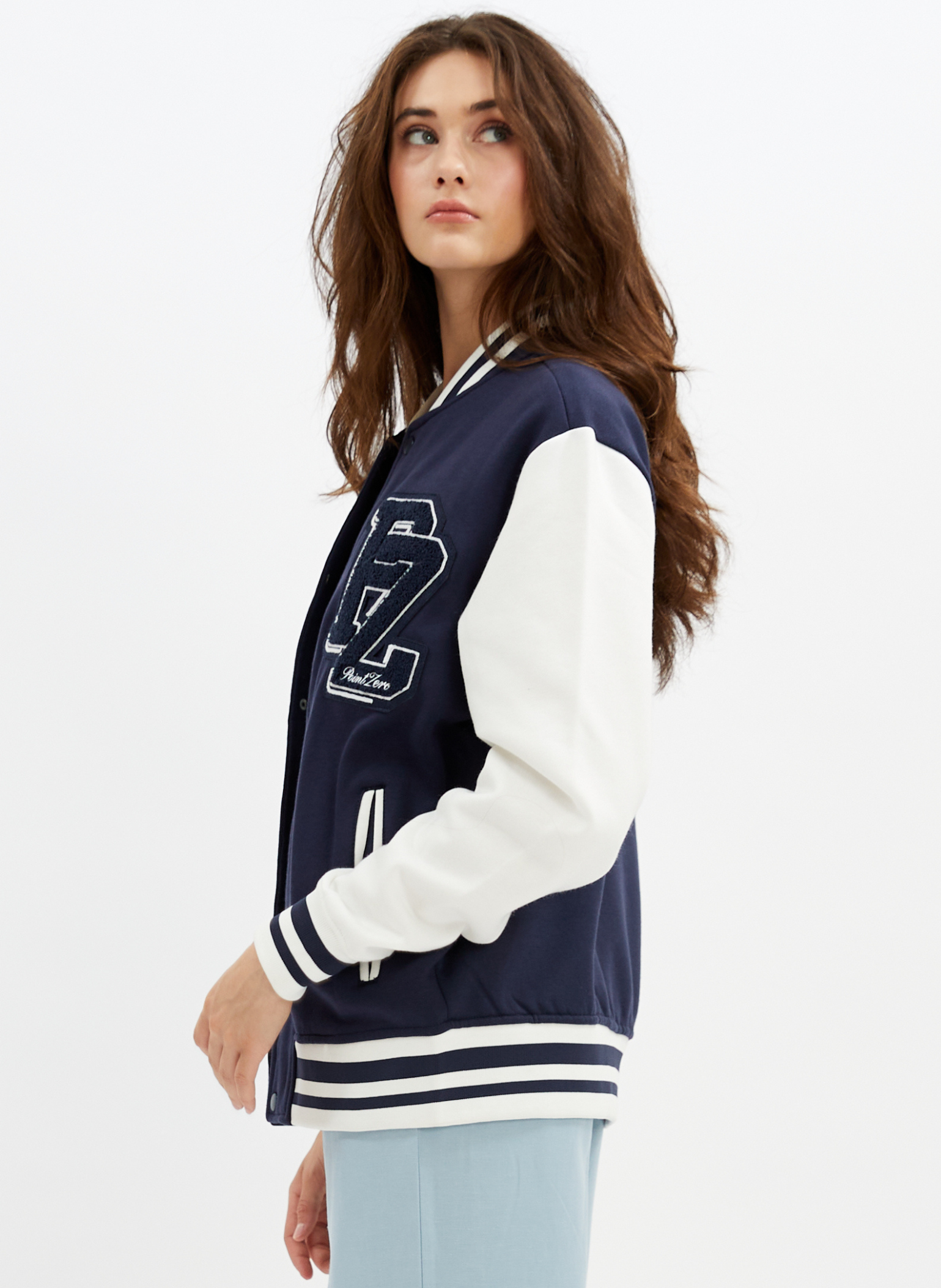 YORKDALE | Varsity unisex sweatshirt fleece jacket || YORKDALE | Veste unisexe molletonnée style universitaire
