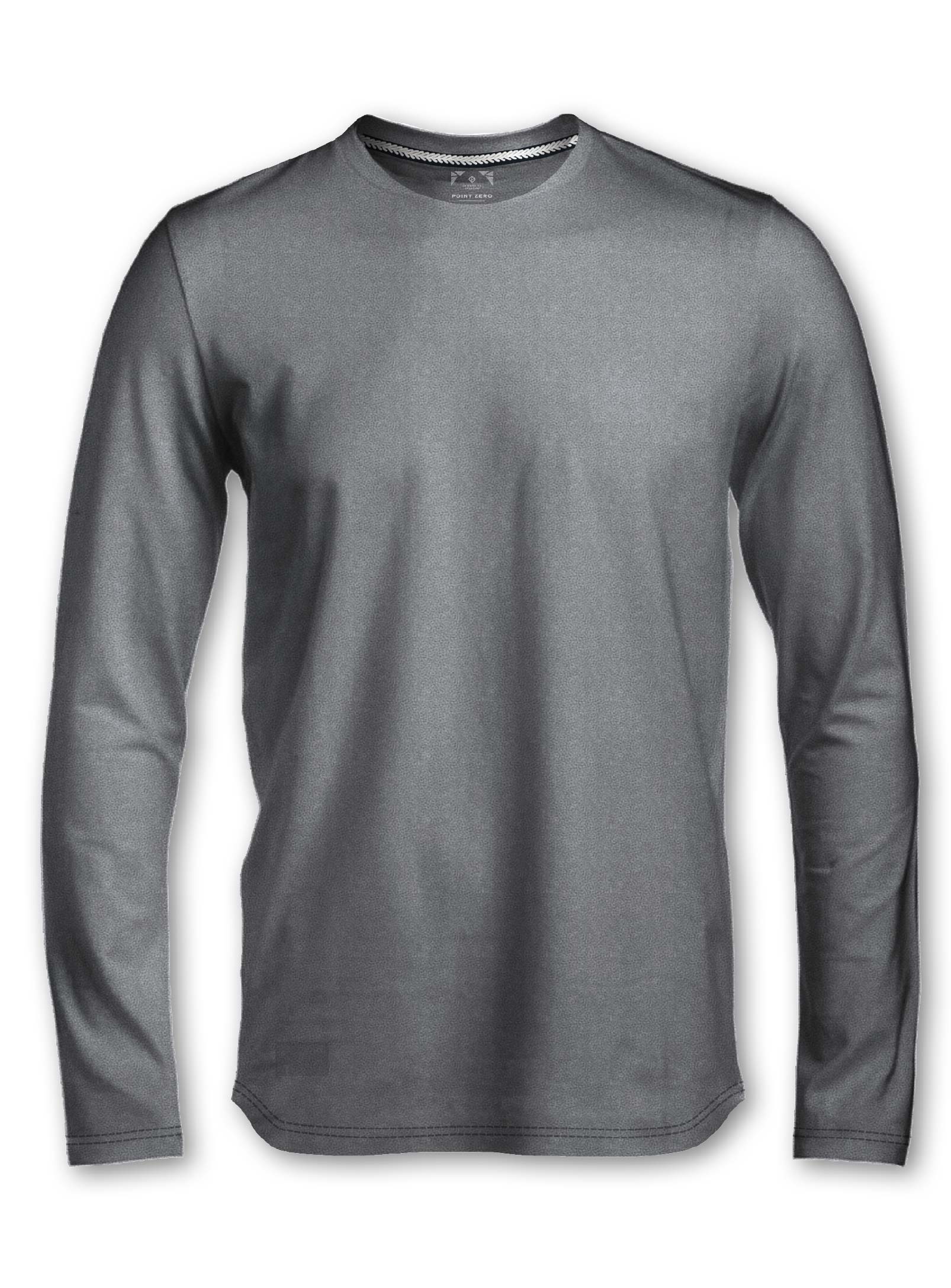 KEL | Long sleeve basic cotton crewneck T-shirt || KEL | T-shirt basique à manches longues et col rond en coton