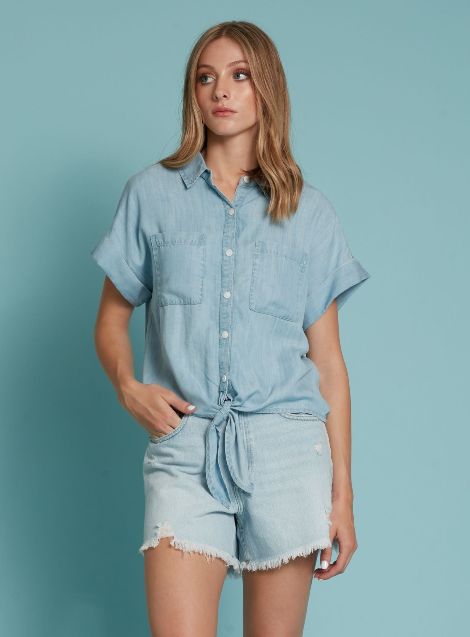 NALA | Vintage look denim shorts || NALA | Short en jean au look vintage