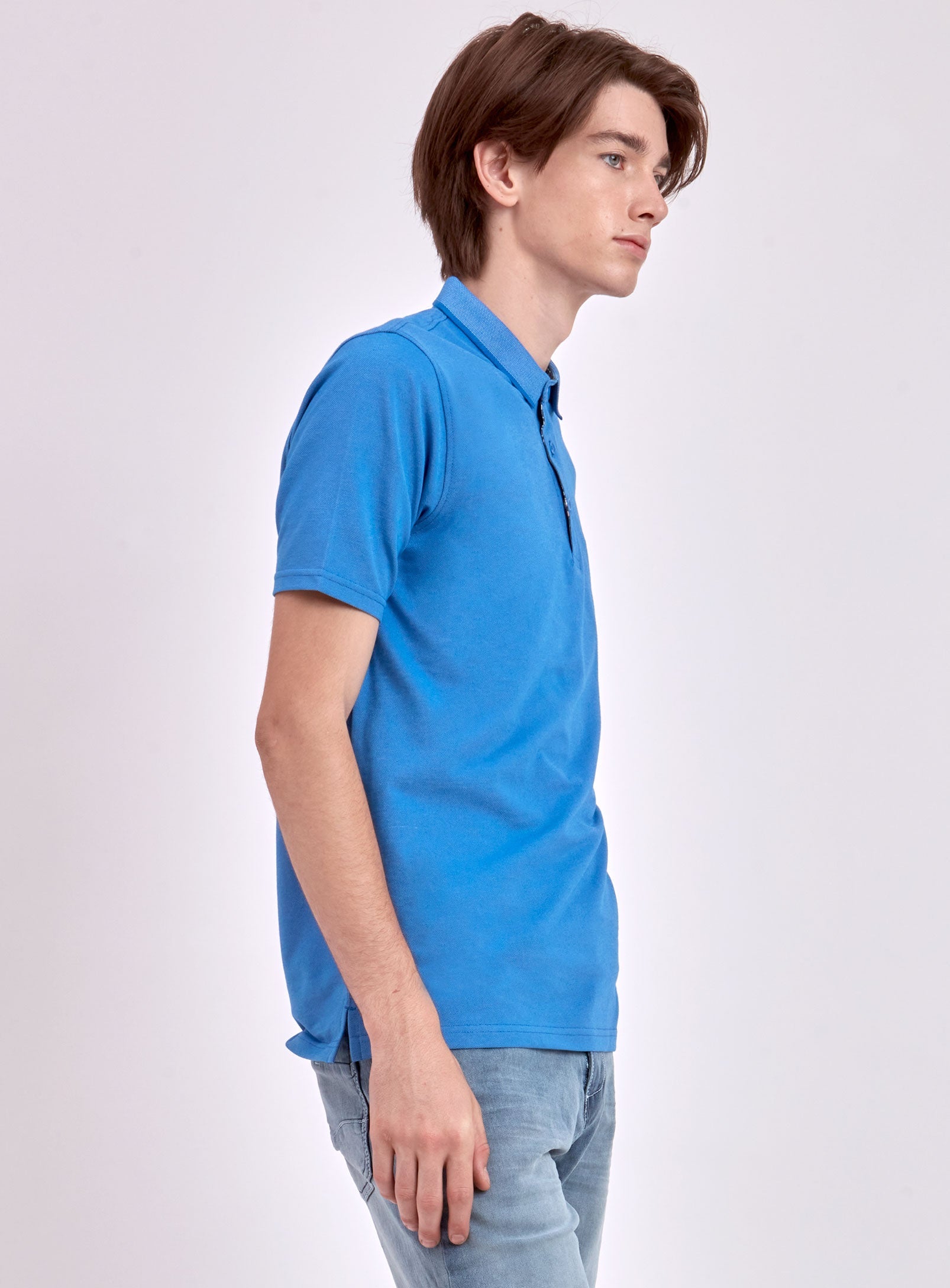 GREG | Two-tones pique polo || GREG | Polo point zéro