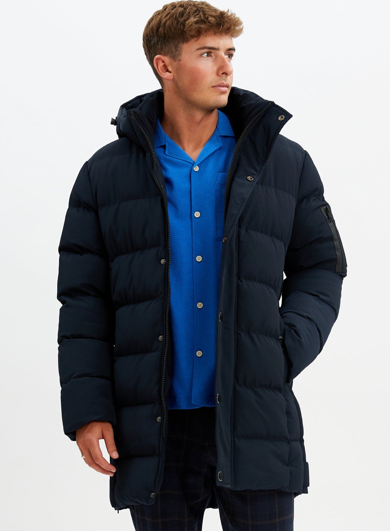 LEVI | Long puffer jacket || LEVI | Veste polaire matelassée longue