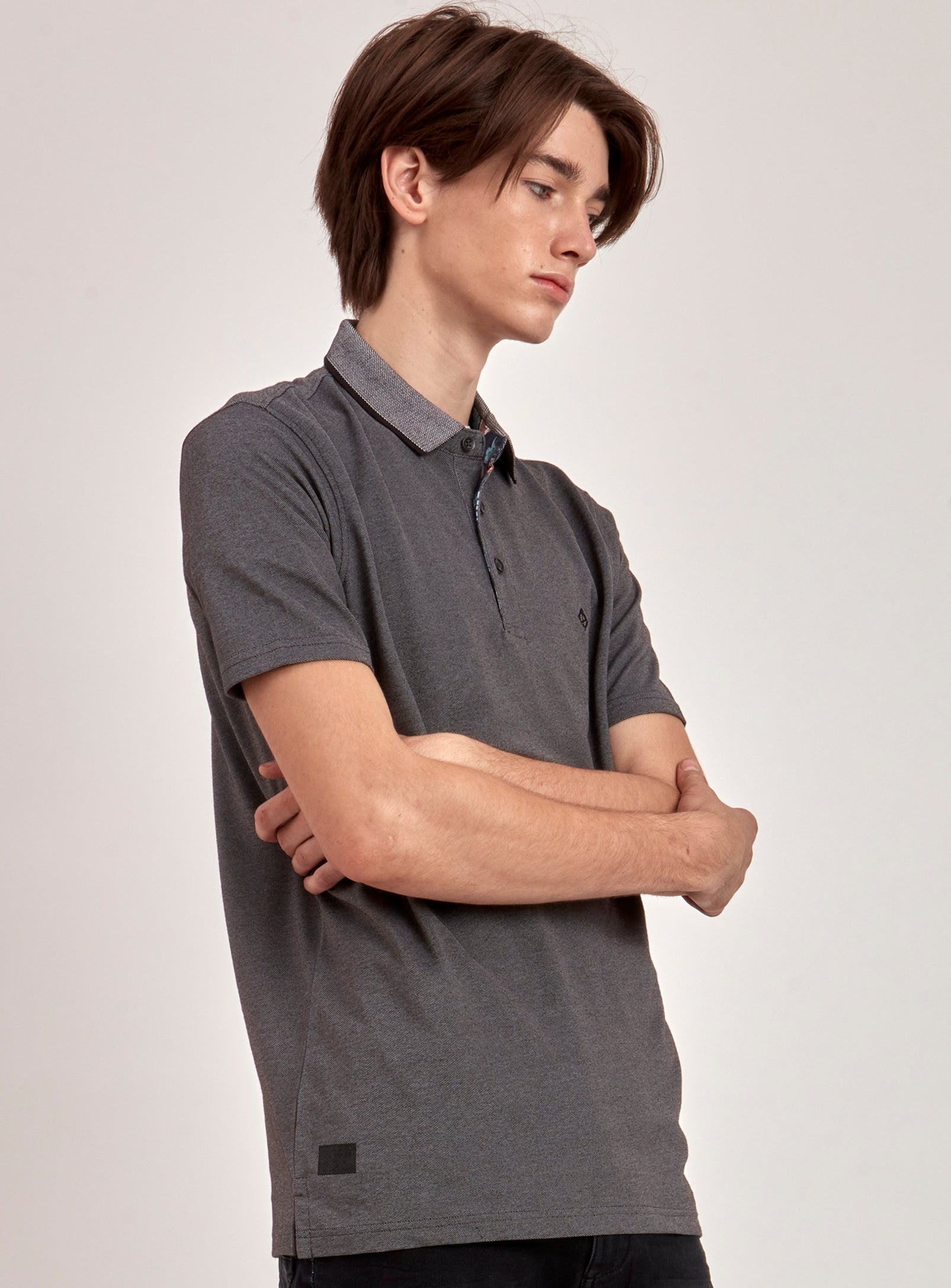 GREG | Two-tones pique polo || GREG | Polo point zéro