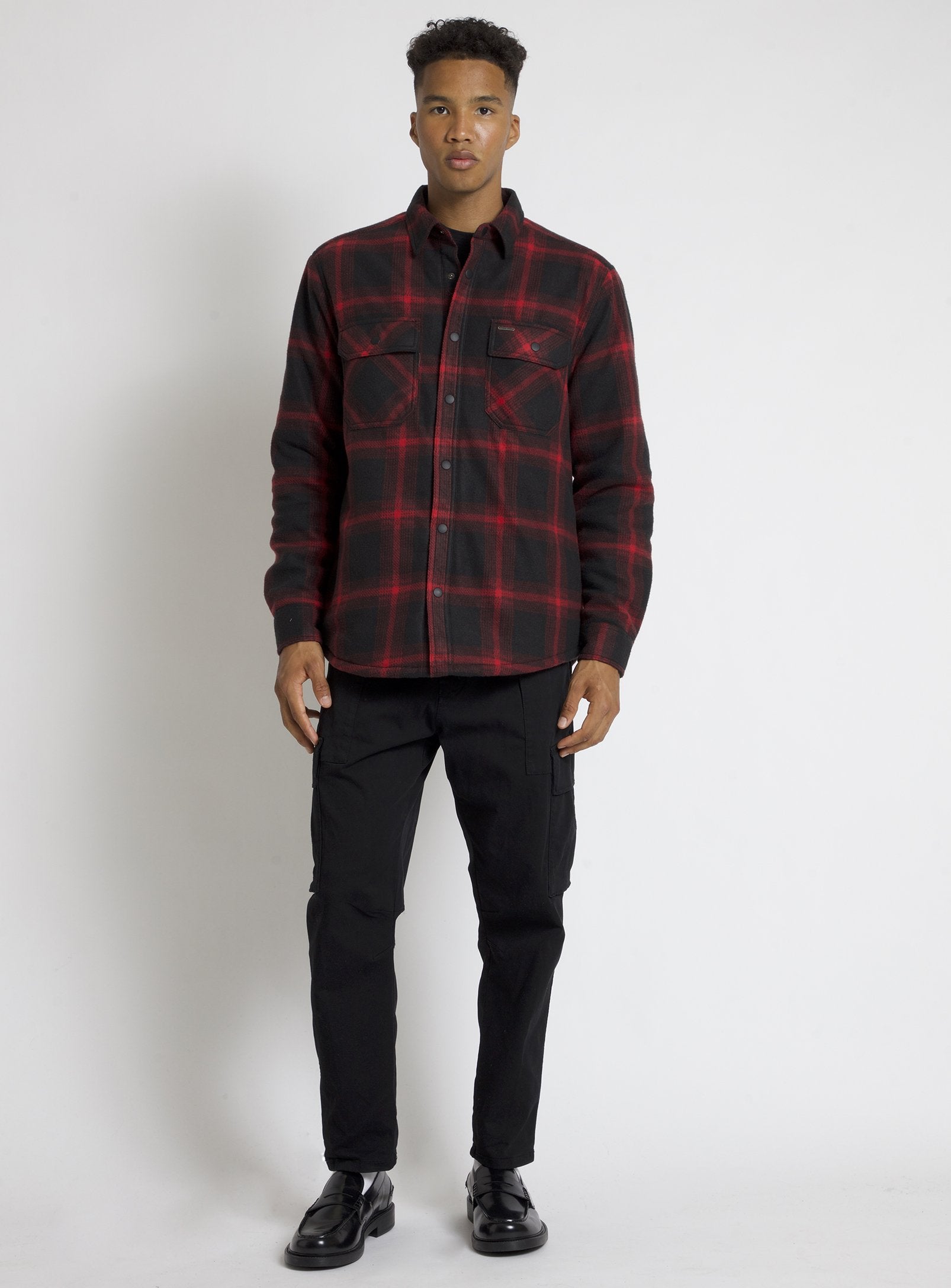 SYED | CHECKERED SEMI-FIT OVERSHIRT||SYED | CHEMISE SEMI-AJUSTÉE À CARREAUX