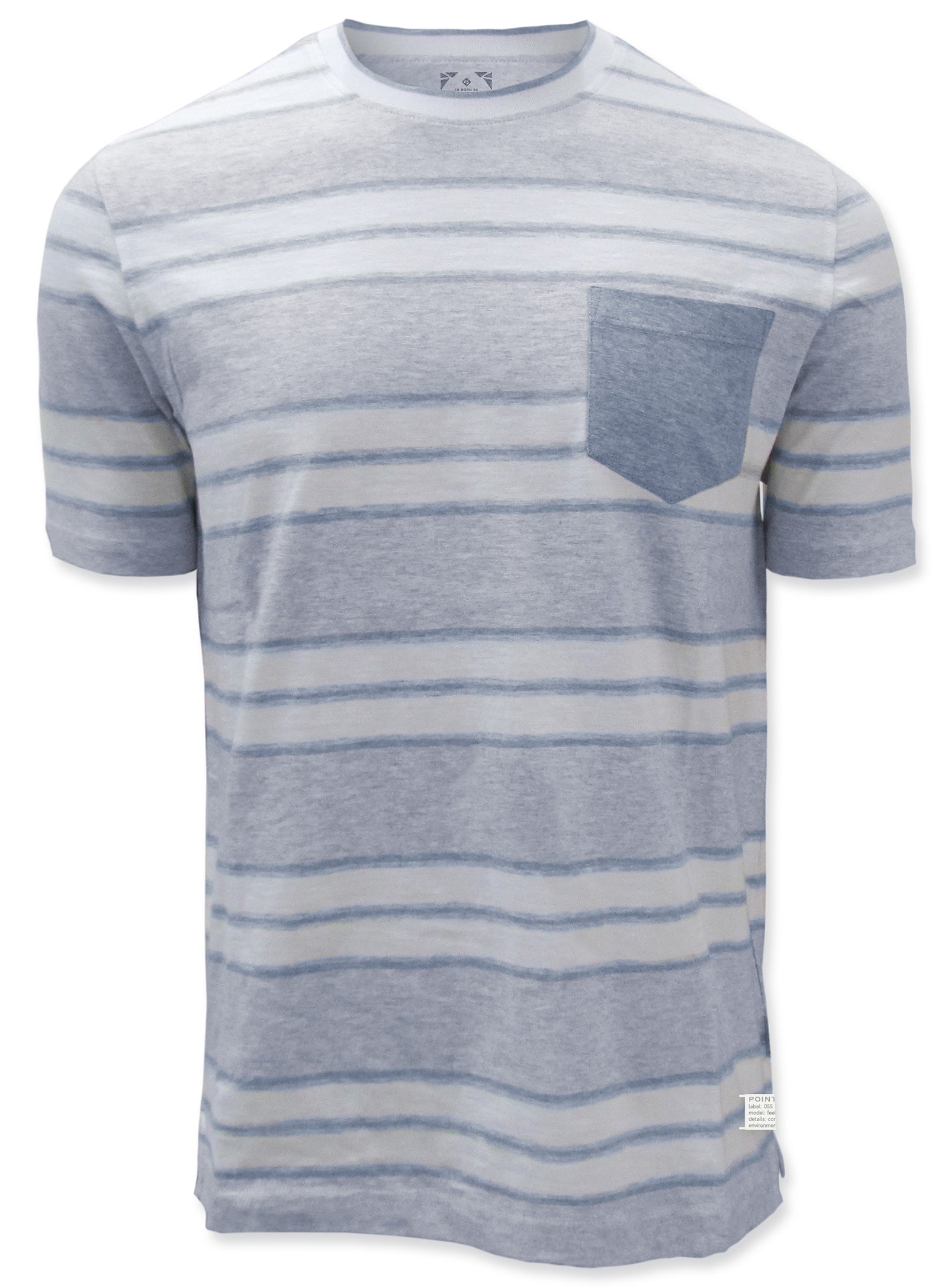 BAL | Short sleeve crewneck stripes t-shirt || BAL | T-shirt manches courtes col rond rayures