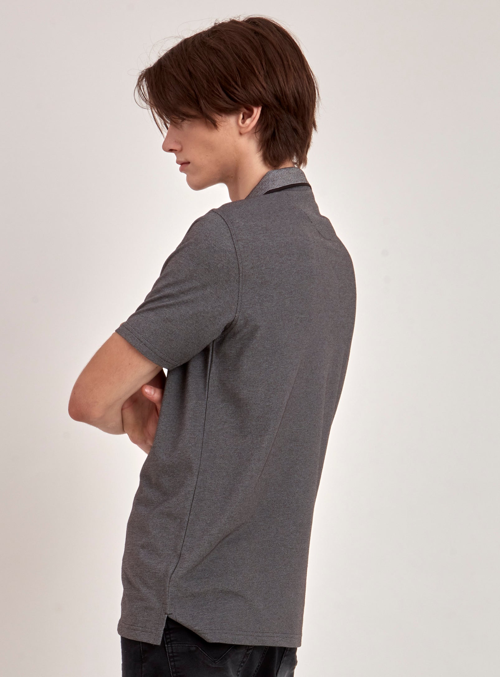 GREG | Two-tones pique polo || GREG | Polo point zéro