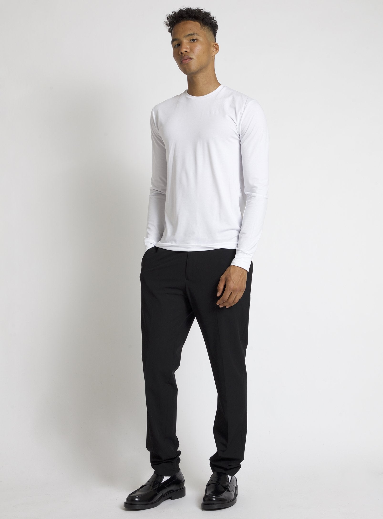 ZEL |  Dry edition crewneck longue sleeve t-shirt || NEL | T-shirt à col roulé à  manche longue édition Sec