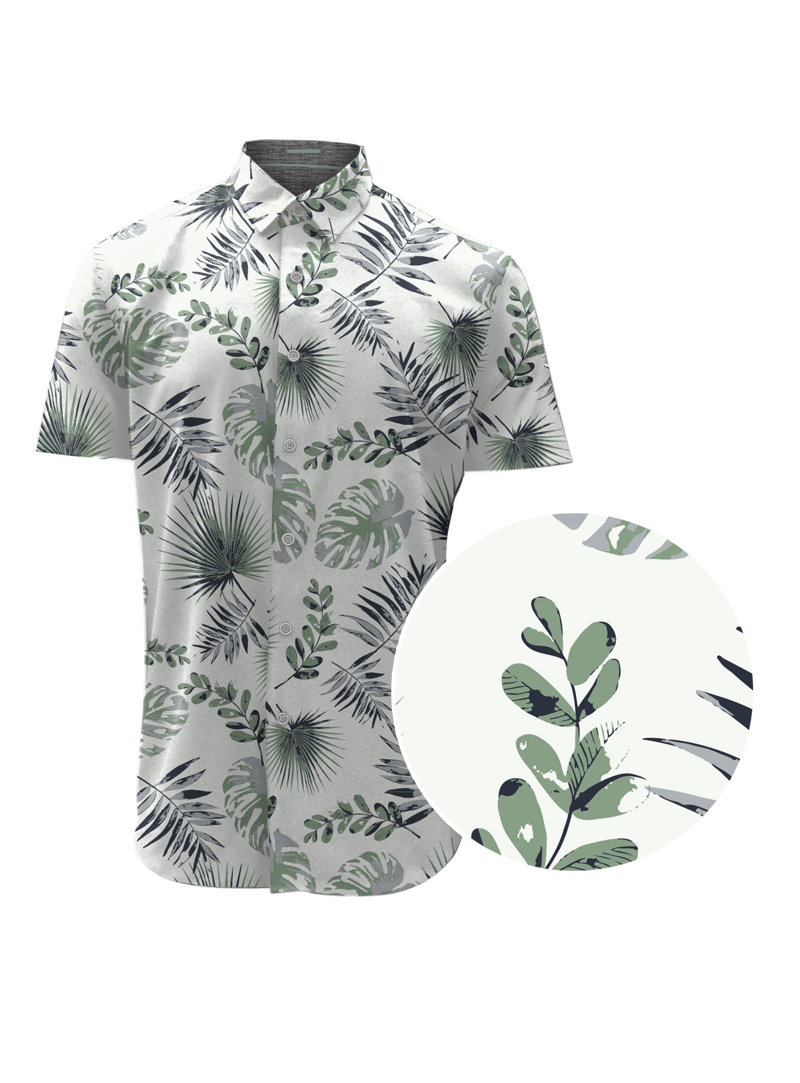 VELL | Tuck-out easy iron shirt || VELL | Chemise Repassage facile imprimée