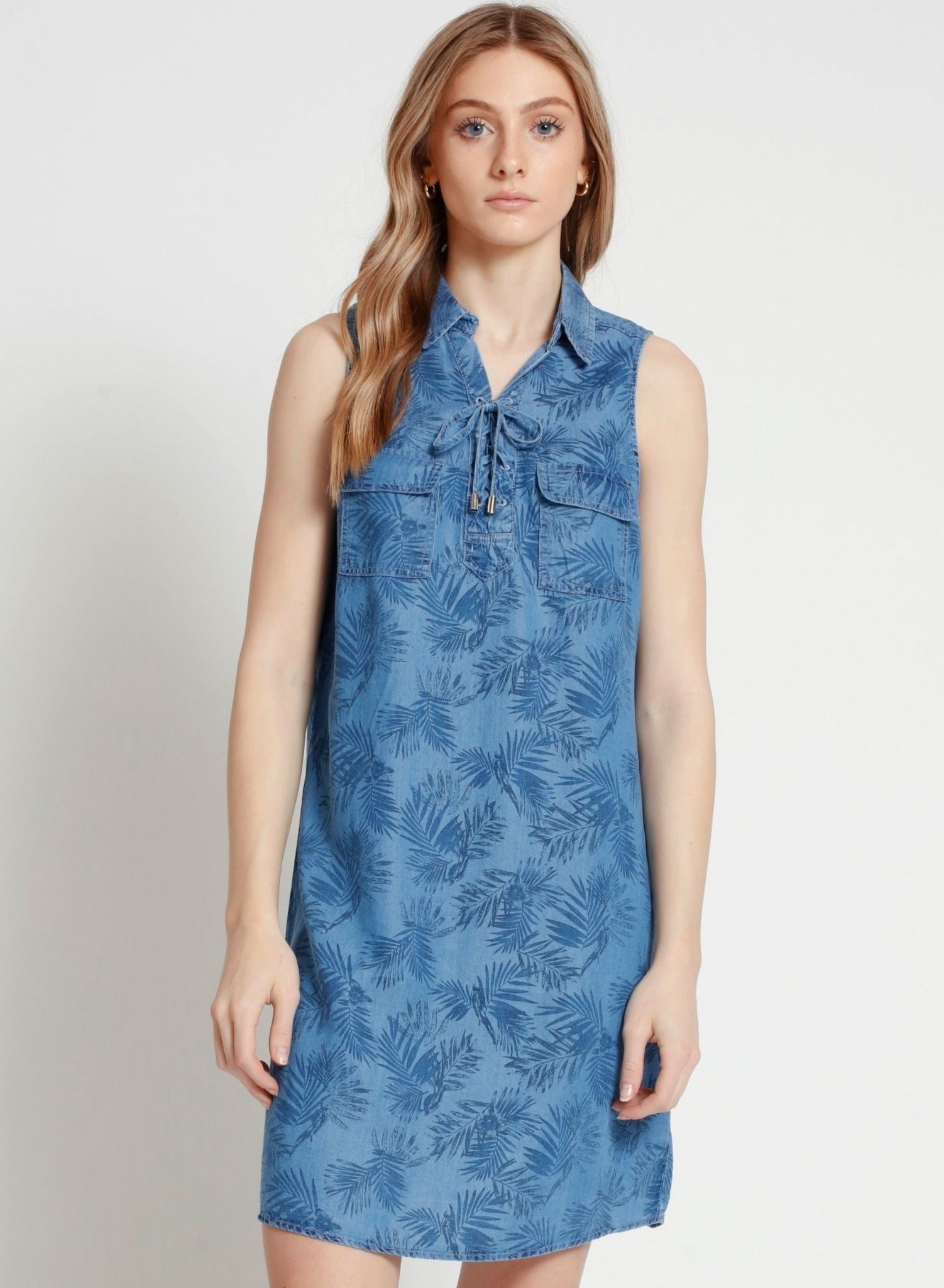 PALMA | Sleeveless printed dress||PALMA | Robe imprimée sans manches