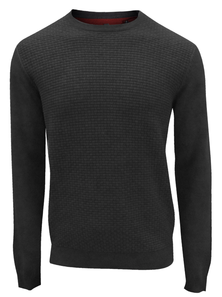 SWEN  | Cotton crewneck fine gauge sweater || SWEN |  Chandail fin en coton à col ras du cou