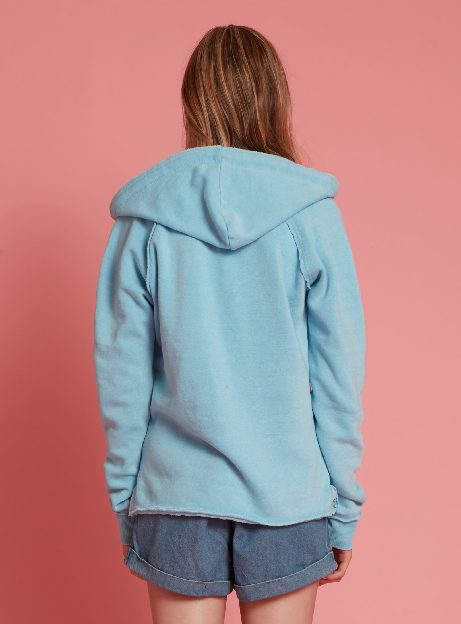 TALO | Fleece pop colour hoodie || TALO | Sweat à capuche couleur pop en molleton