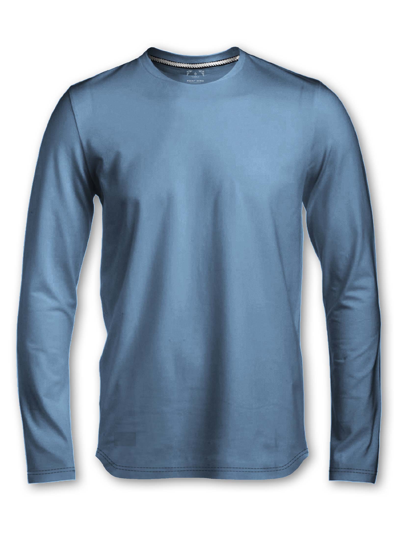 KEL | Long sleeve basic cotton crewneck T-shirt || KEL | T-shirt basique à manches longues et col rond en coton