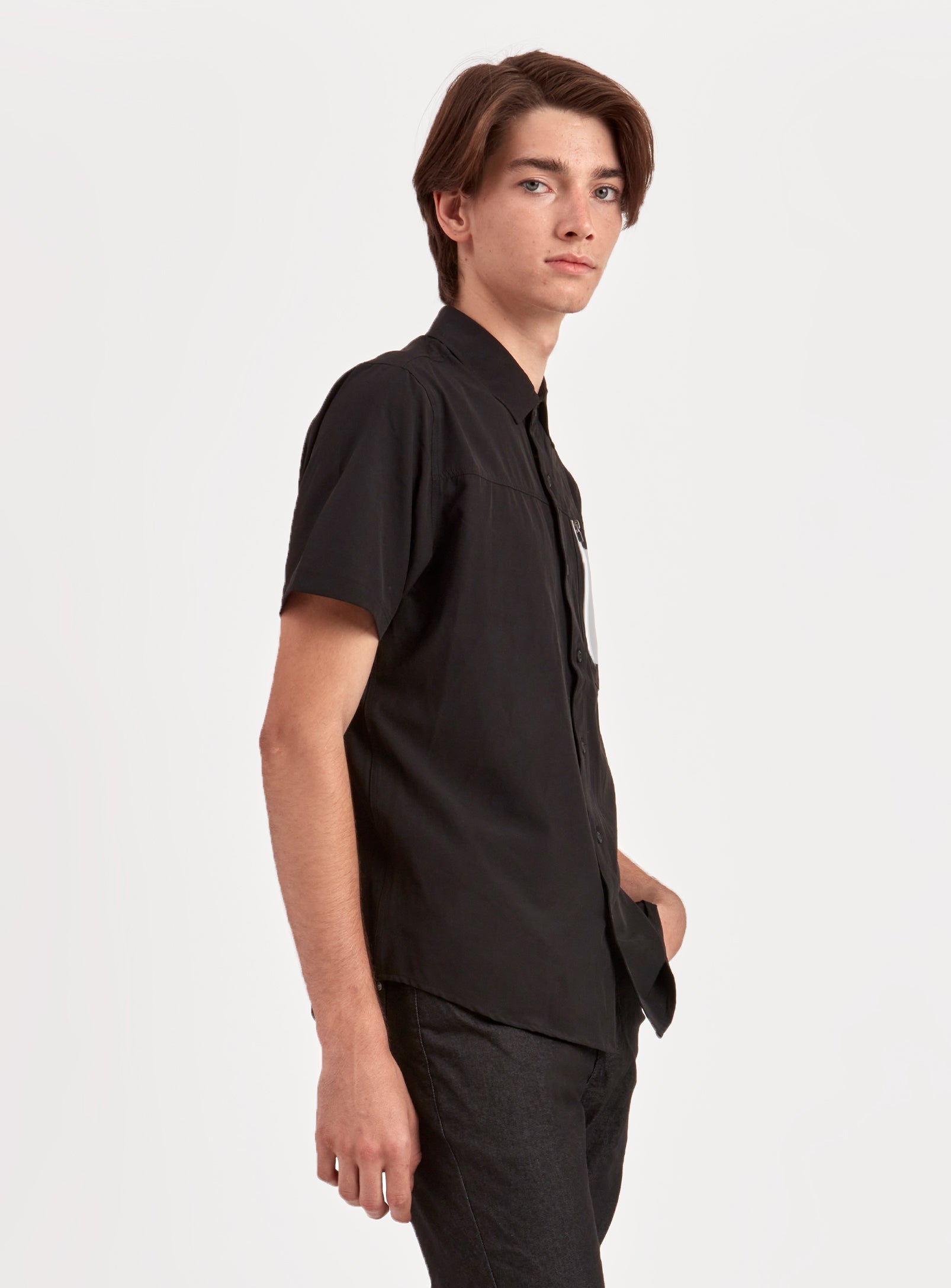 WAYY | Solid 4-way-stretch dry edition shirt || WAYY | Chemise solide en édition sèche extensible dans les 4 sens