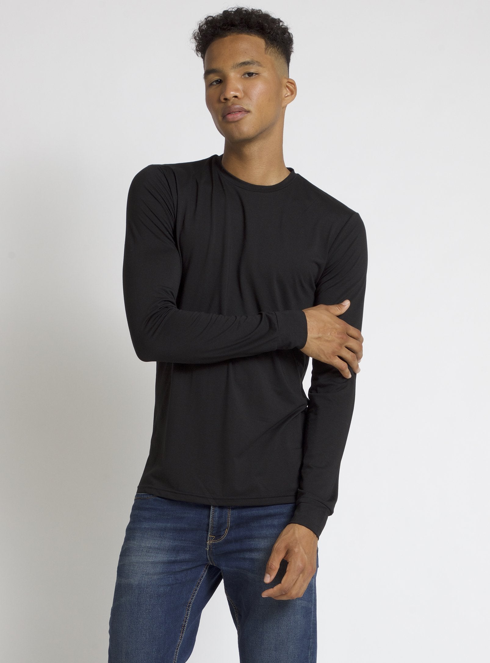 ZEL |  Dry edition crewneck longue sleeve t-shirt || NEL | T-shirt à col roulé à  manche longue édition Sec