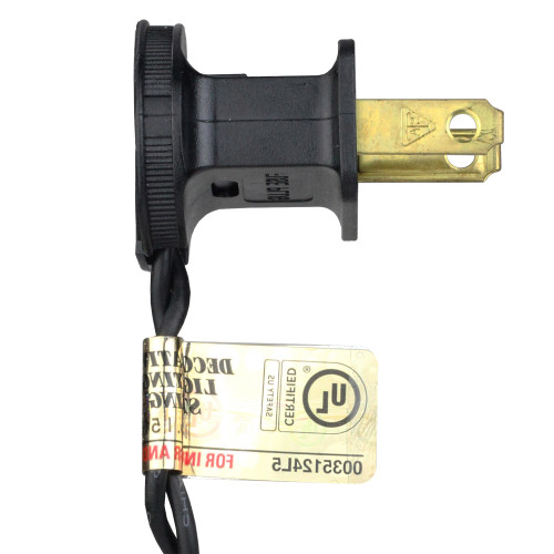 LED Mini Christmas Lights - White - 33' Black Wire - 10ct