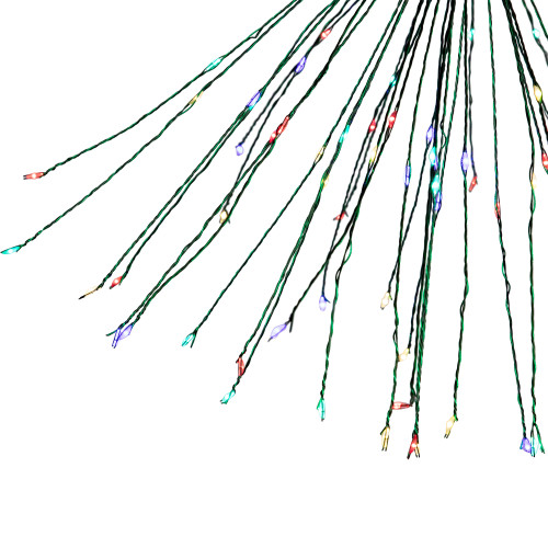 20" LED Lighted Firework Branch Christmas Decoration, Multi-Color Lights