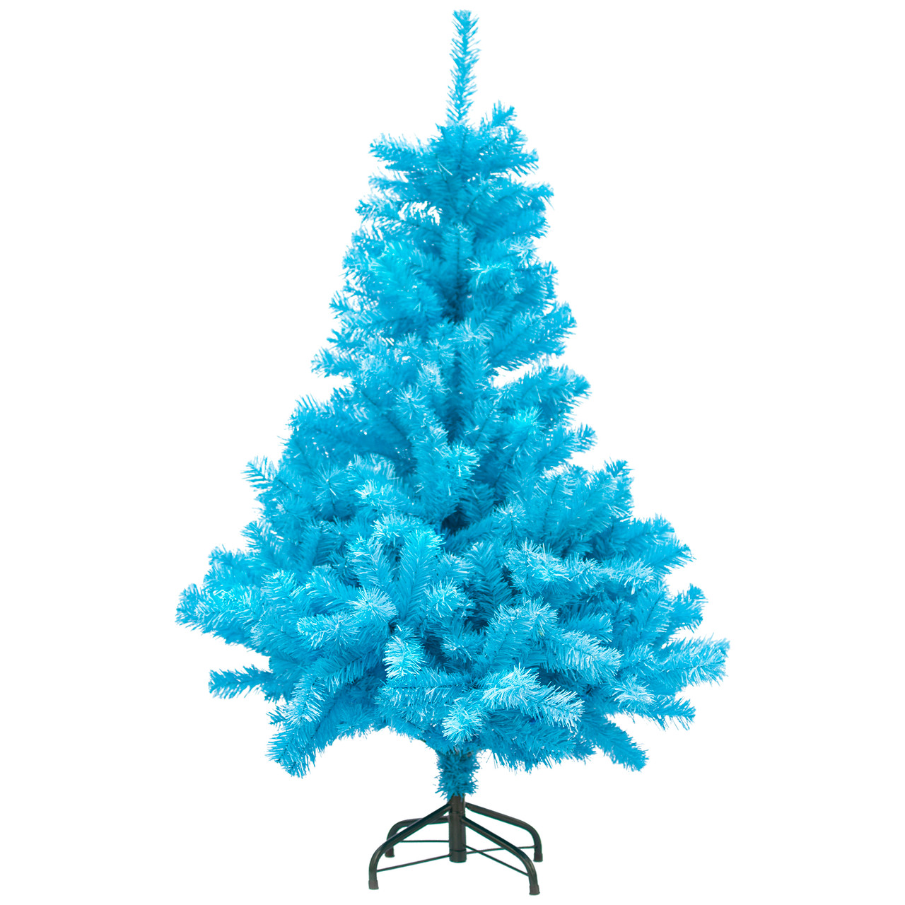 Full Pine Artificial Christmas Tree - 4' - Cerulean Blue - Unlit