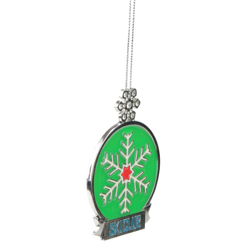 3.75" Ski Club Christmas Charm Ornament