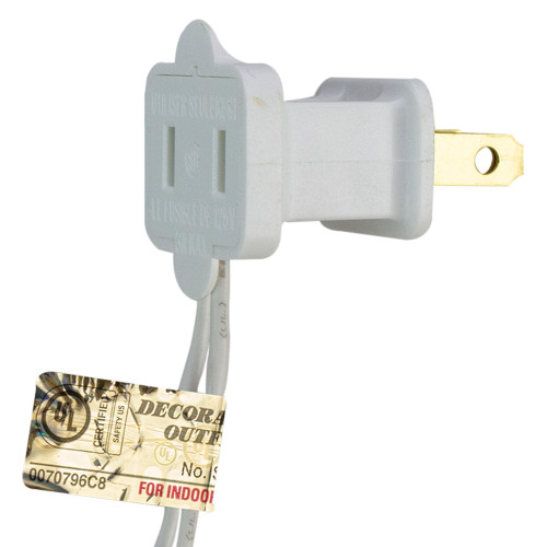 4' x 6' Pure White LED Wide Angle Net Style Christmas Lights, White Wire