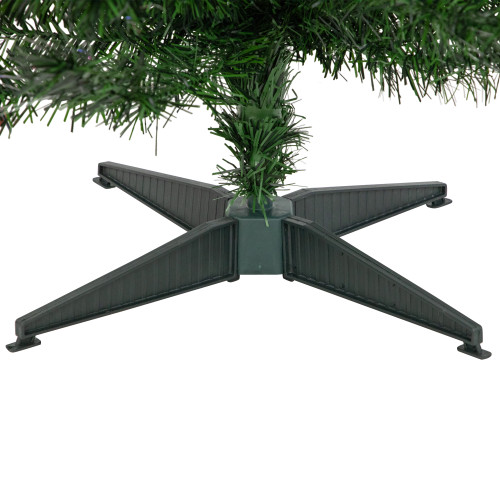 6' Multi-Color Fiber Optic Pine Christmas Tree