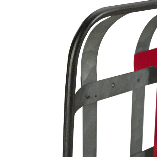 30" Red and Green "NOEL" Rustic Tobacco Basket Christmas Wall Decor