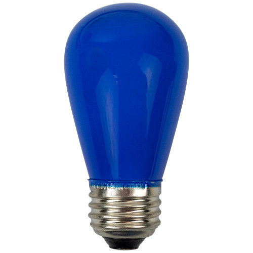 Pack of 25 Opaque LED S14 Blue Christmas Replacement Bulbs