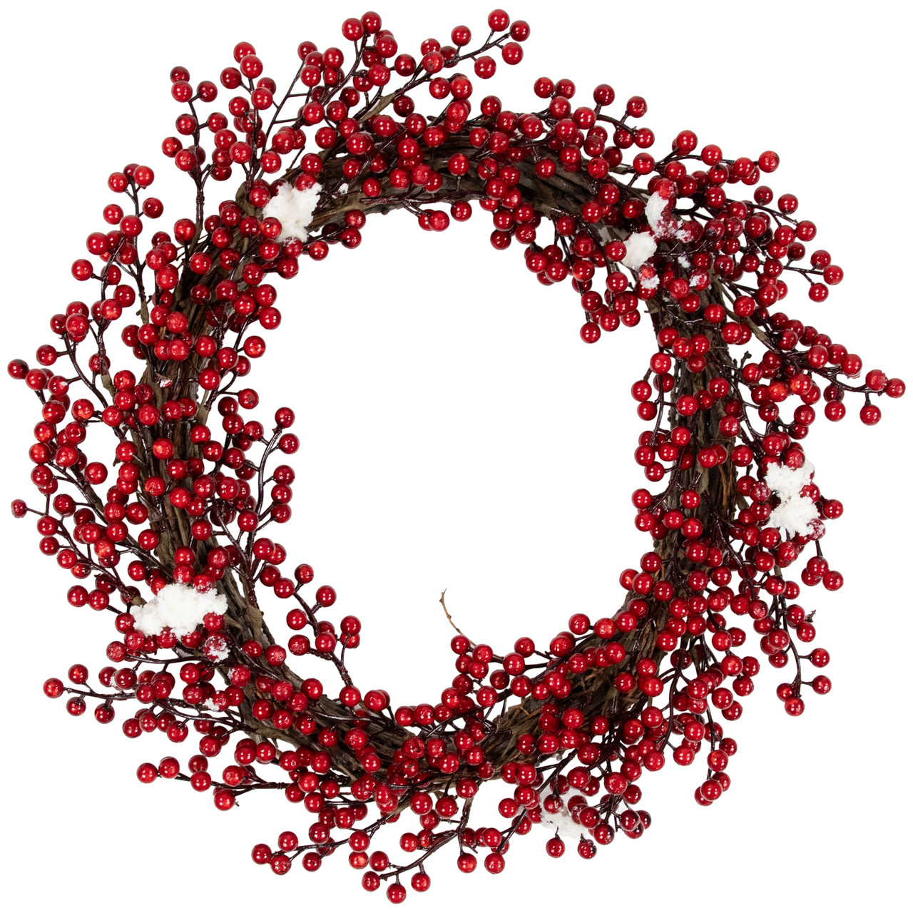 Real Touch?? Frosted Berry Artificial Christmas Wreath - 18" - Unlit
