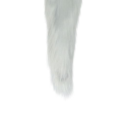 34" Gray and White Hanging Gnome Hat Christmas Decoration