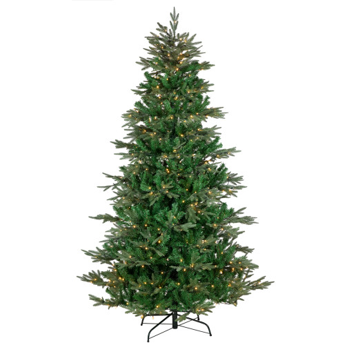 Real Touch?? Pre-Lit Full Hudson Fir Artificial Christmas Tree - 6.5' - Warm White LED