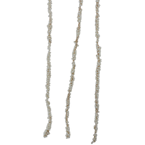 Artificial Beaded Weeping Twig Christmas Spray - 25" - Cream
