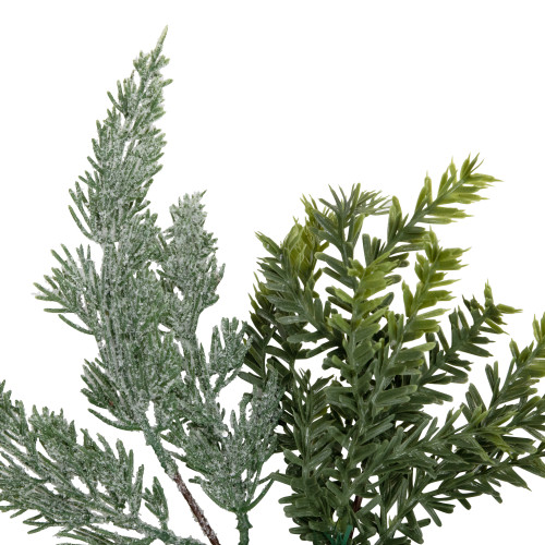 Pre-Decorated Ornaments and Pinecones Artificial Christmas Garland - 7' x 14" - Unlit