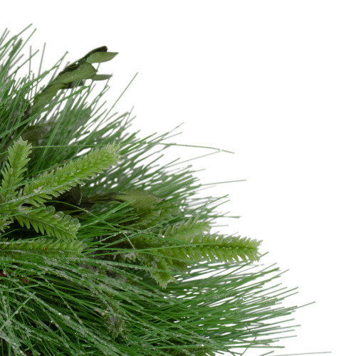 Real Touch?? Pine Sprigs and Winter Foliage Artificial Christmas Wreath - 12" - Unlit