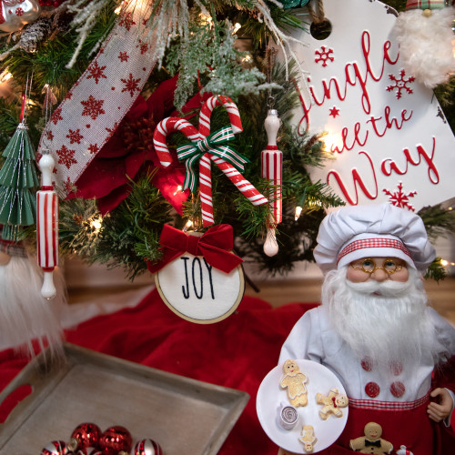 5.25" Red and White Candy Cane Christmas Ornament