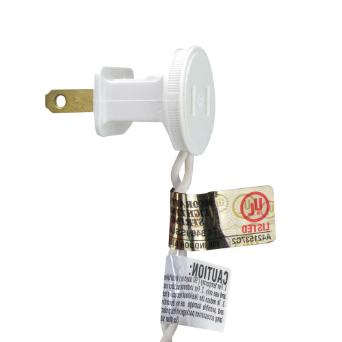 20 Multi-Color Santa Claus LED Novelty Christmas Lights - 10 ft White Wire