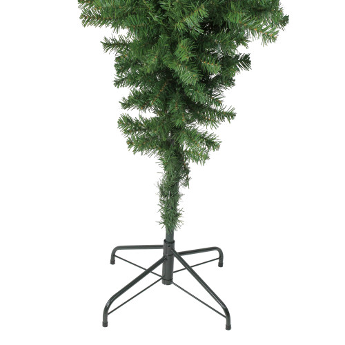 5.5' x 36" Green Upside Down Spruce Medium Artificial Christmas Tree - Unlit