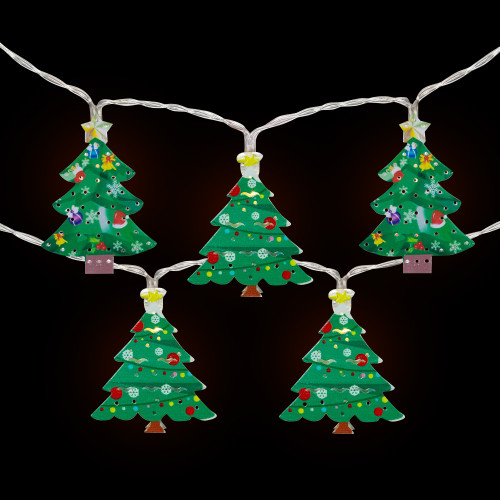 10-Count LED Christmas Tree Fairy Lights, 5.5ft, Copper Wire