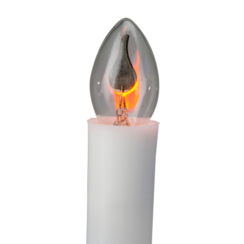 Single Flicker Flame Christmas Candle Lamp - 8.75"
