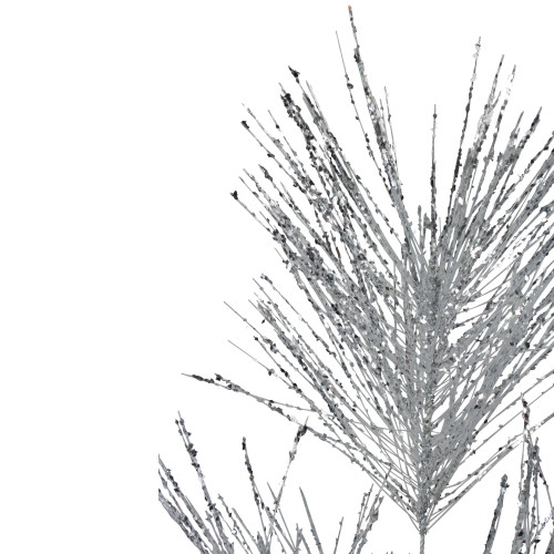 26" Silver Pine Artificial Christmas Pick