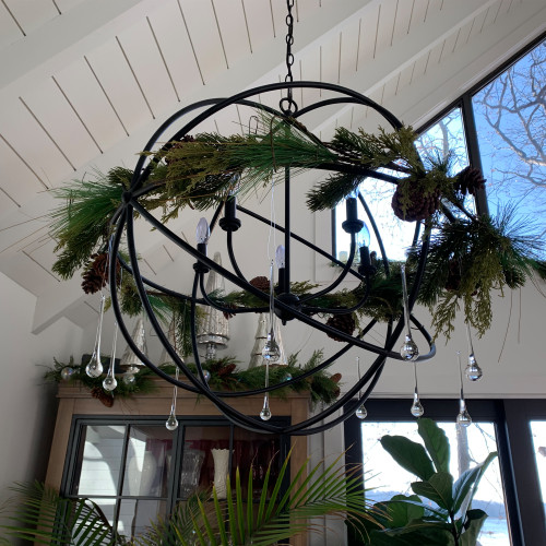 Real Touch?? Mixed Pine with Pine Cones Artificial Christmas Garland - 5' x 4" - Unlit