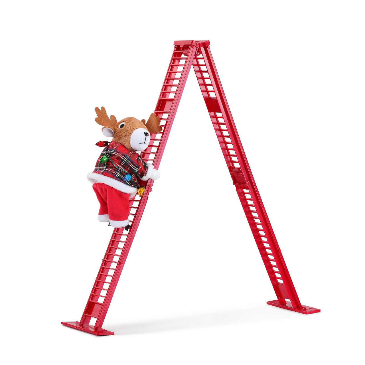 Mr. Christmas Mini Super Climbing Reindeer Decoration