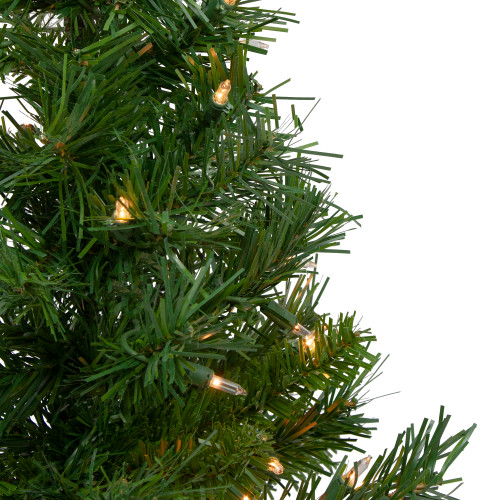 2' Pre-Lit Medium Royal Pine Artificial Christmas Tree - Clear Lights