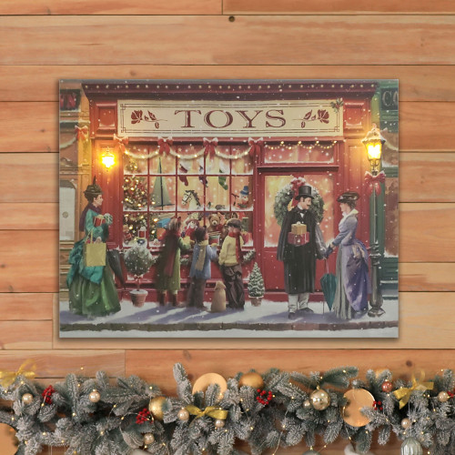 Battery-Operated Lighted Wall Art - Victorian Holiday Shop