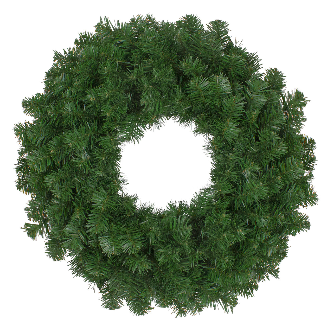 Deluxe Windsor Full Pine Artificial Christmas Wreath - 24" - Unlit
