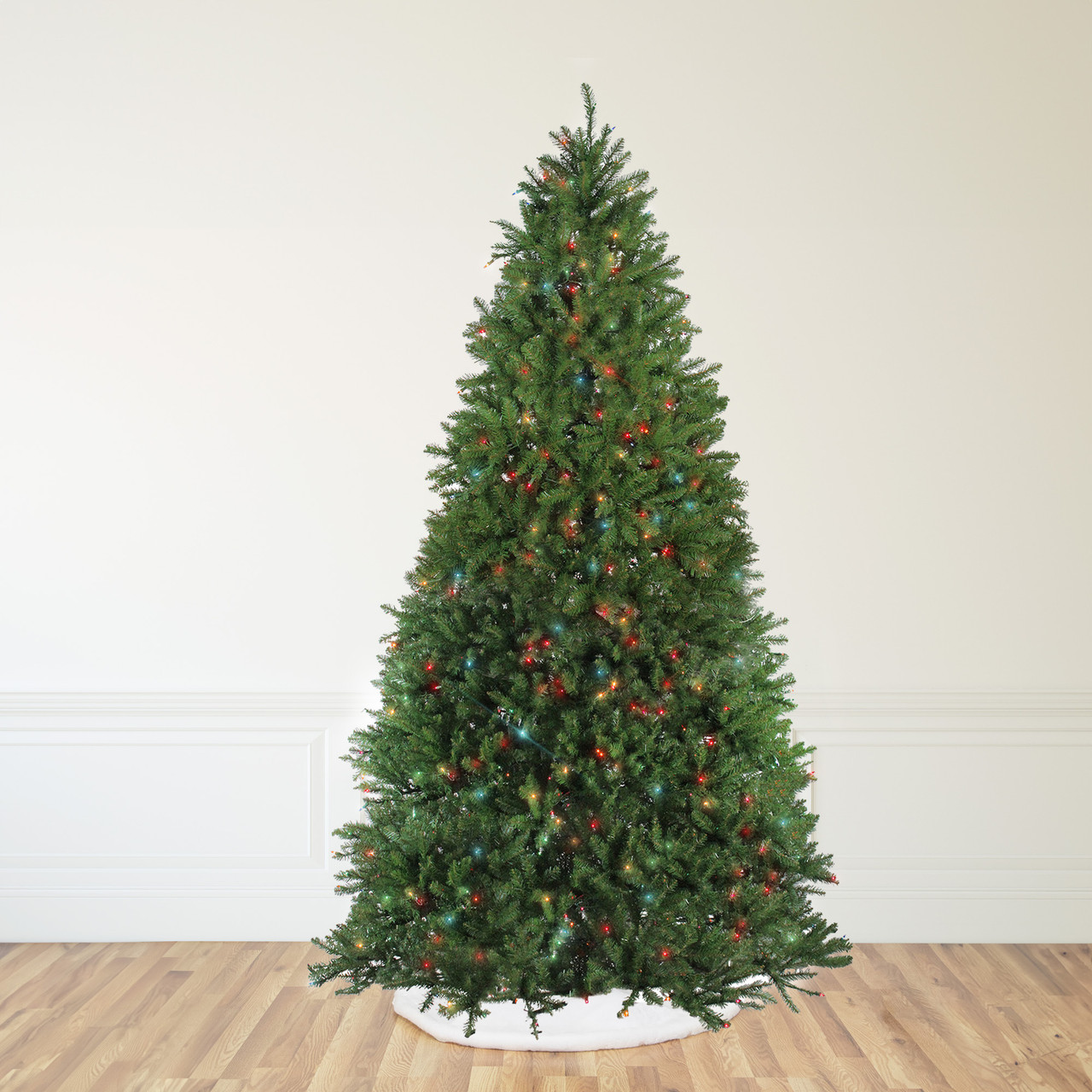 Pre-Lit Full Northern Pine Commercial Artificial Christmas Tree - 14' - Multi-Color Lights