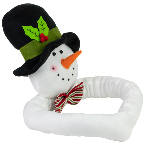 25" Plush Snowman Christmas Tree Topper, Unlit