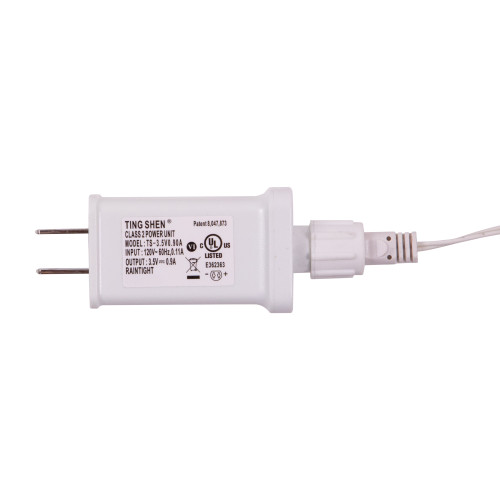 28" Green and White LED Lighted Candy Cane with Bow Christmas Window Silhouette