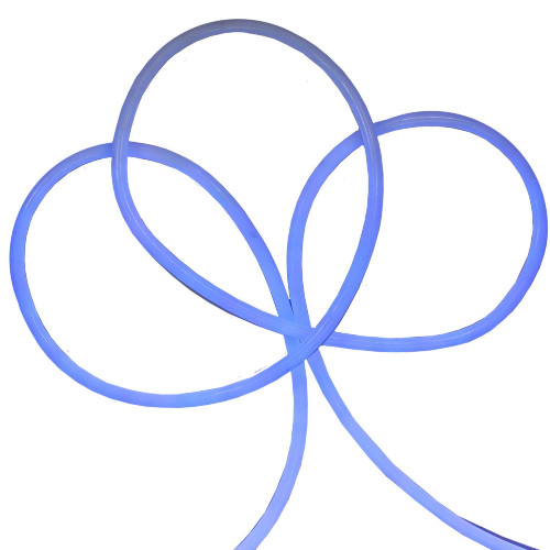 LED Commercial Grade Neon Style Flexible Christmas Rope Lights - 18' - Blue